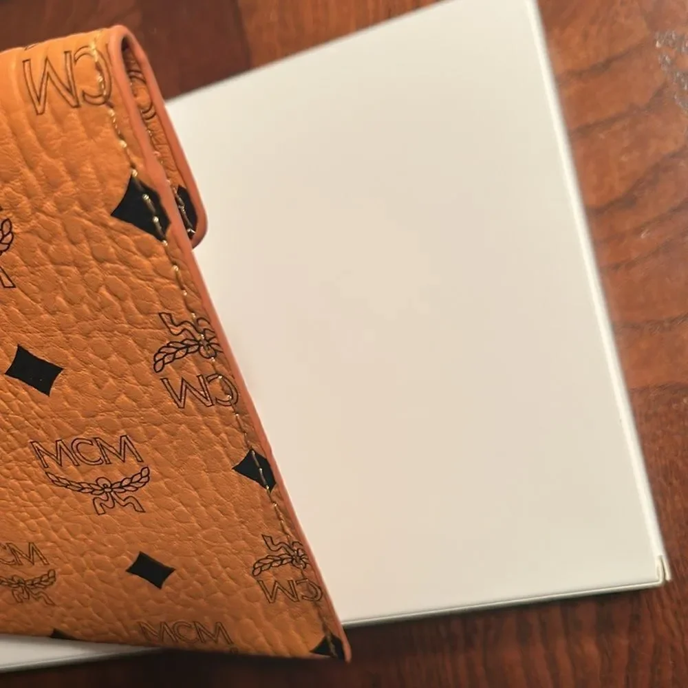 MCM Thin Envelope Clutch with Box